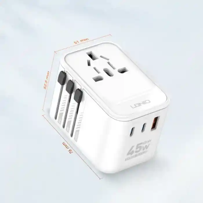 LDNIO Z8 45w Universal GaN Outlets Power Strip Travel Adapter Electrical Socket Power Extension Strip Power Socket
